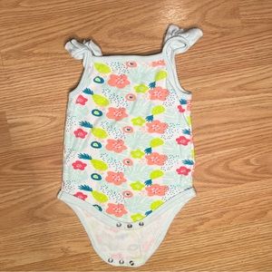 Chick Pea 12M Floral Onsie tropical for baby girls